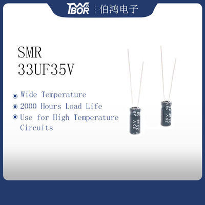 33UF35V Miniatur Kapasitor 5x11mm Radial Lead Type 2000 Jam