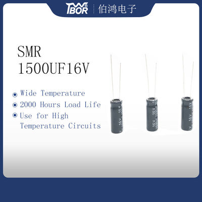 Kapasitor Elektrolitik Aluminium Radial Miniatur 1500UF 16V