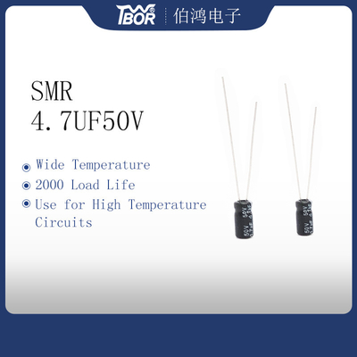 2000 Jam Load Life Radial Lead Type Capacitor 4.7UF 50V 5x11mm