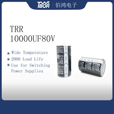 Snap In UPS Switching Power Supply Capacitor 10000UF 80V 35X70MM