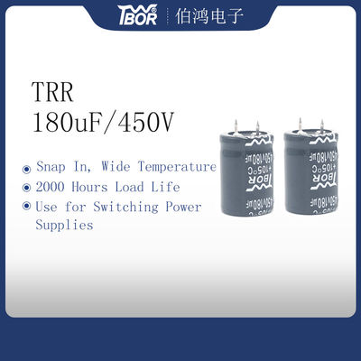 25x35mm Snap In Capacitor Wide Temperature Switching Power Supply