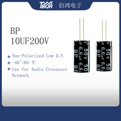 Radial Electrolytic 10uf200v Audio Amplifier Capacitor Untuk Penguat Panggung