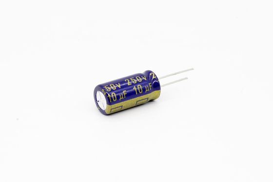Kapasitor Elektrolit Aluminium ESR Rendah 10uf250v 8x16mm