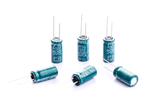 Aluminium 10UF200V 8x16mm Radial Electrolytic Capacitor Untuk Ballast Elektronik