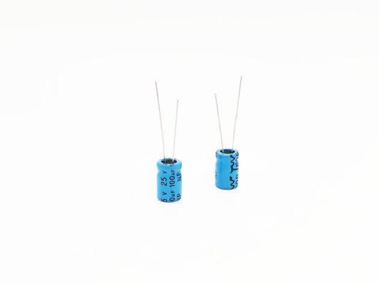 Kapasitor Amp Mobil NP 100UF25V Bi Terpolarisasi Aluminium Electrolytic Capacitor