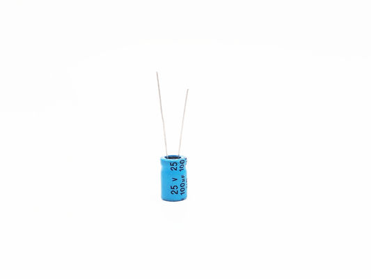 Kapasitor Amp Mobil NP 100UF25V Bi Terpolarisasi Aluminium Electrolytic Capacitor