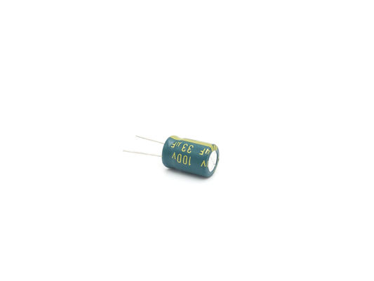 Frekuensi Tinggi 100uF 80V Aluminium Electrolytic Capacitor 10X20mm 5000 Jam