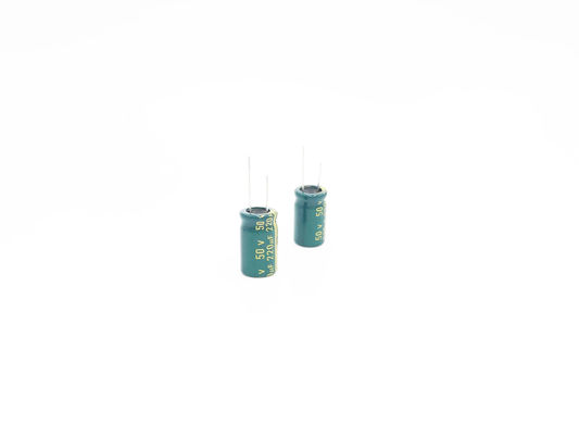 Kapasitor Lampu LED 10X16mm 220UF50V Aluminium Electrolytic Capacitor