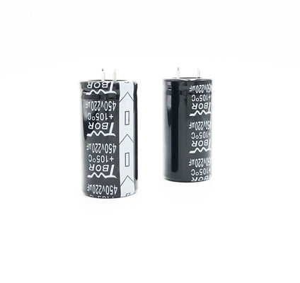 Kapasitor Elektrolit Aluminium Suhu Lebar 220UF450V Untuk UPS