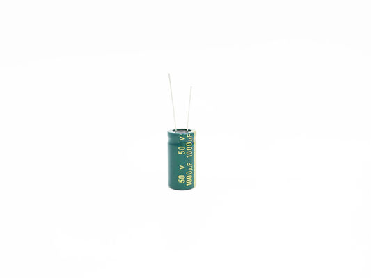 13X25mm LED Light Capacitor Frekuensi Tinggi 1000 Uf 50 Volt Capacitor