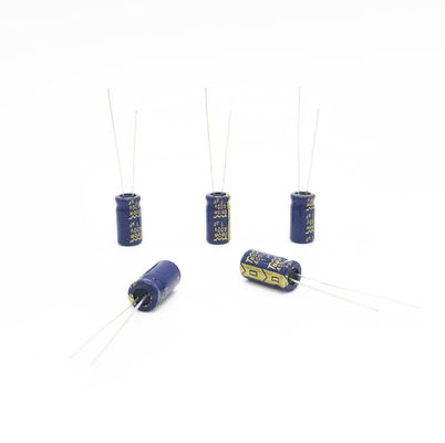 1UF400V 6.3X12MM Radial Aluminium Electrolytic Capacitor Suhu Lebar