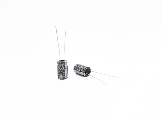ISO9001 Aluminium Radial Electrolytic Capacitor 2.2UF400V Arus Riak Tinggi