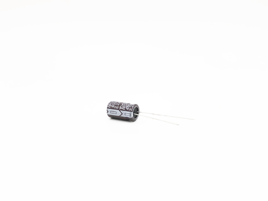 ISO9001 Aluminium Radial Electrolytic Capacitor 2.2UF400V Arus Riak Tinggi