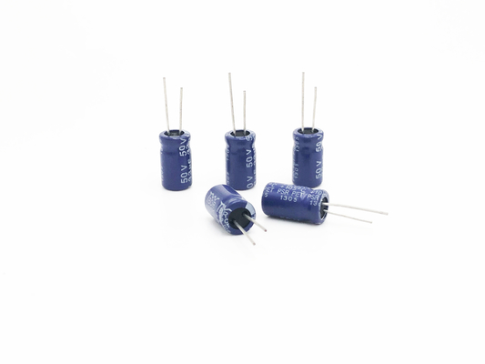 33uF50V Frekuensi Tinggi Kapasitor ESR Rendah 6.3X11MM ISO9001