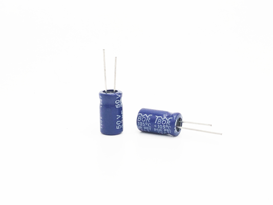 33uF50V Frekuensi Tinggi Kapasitor ESR Rendah 6.3X11MM ISO9001