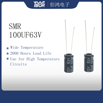 Kapasitor Elektrolit Aluminium 100UF63V 8X14mm