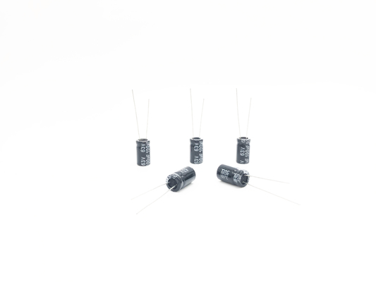 Kapasitor Elektrolit Aluminium 100UF63V 8X14mm