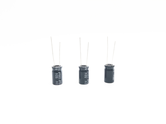 220UF50V 10X17mm Miniatur Kapasitor Tipe Radial