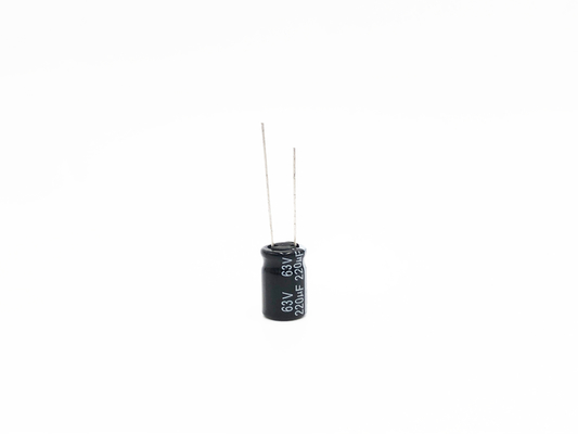 ISO9001 10X17mm Radial Lead Electrolytic Capacitors 220UF 63V