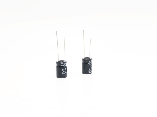 Kapasitor Miniatur TW BOR 330UF35V 10X15mm Kapasitor Elektrolit Radial