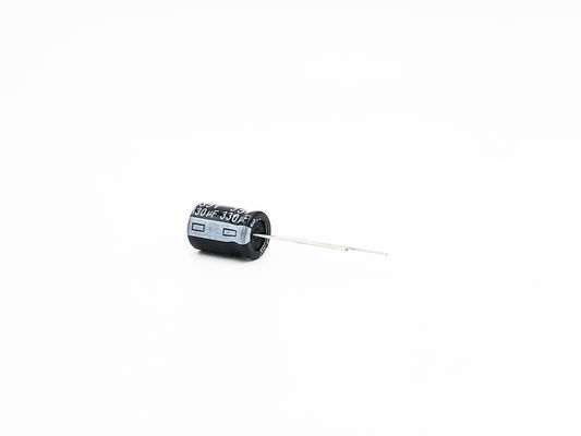 Kapasitor Miniatur TW BOR 330UF35V 10X15mm Kapasitor Elektrolit Radial