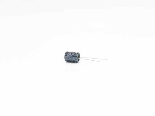 10X13mm Miniatur Kapasitor Elektrolit 470uf 25v 2000 Jam Beban Hidup