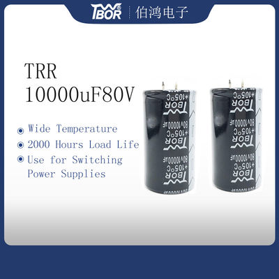 TW BOR 10000UF80V Snap In Aluminium Electrolytic Capacitors 35X60mm