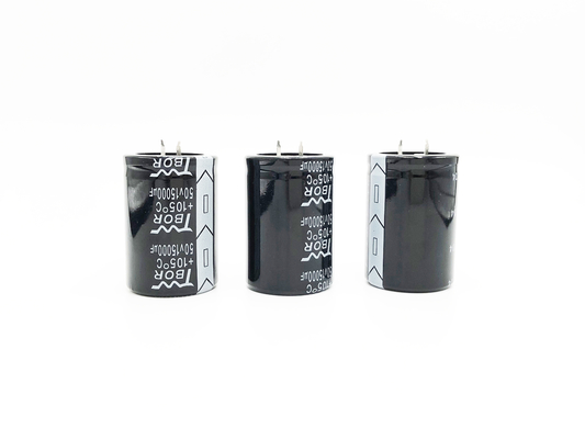 15000UF50V Snap In Capacitor 35X50MM Untuk Mengalihkan Catu Daya