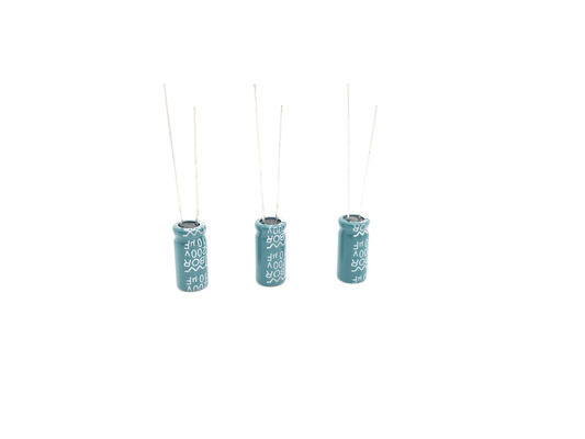 PST 10UF 200V Aluminium Electrolytic Capacitor 8x12mm Hijau