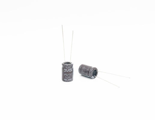 ISO9001 10X13MM Aluminium Electrolytic Capacitor CFL 10UF 250V