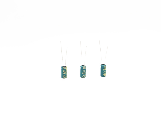 Silinder 4.7UF 250V Al Kapasitor Elektrolit 8x9MM ISO9001