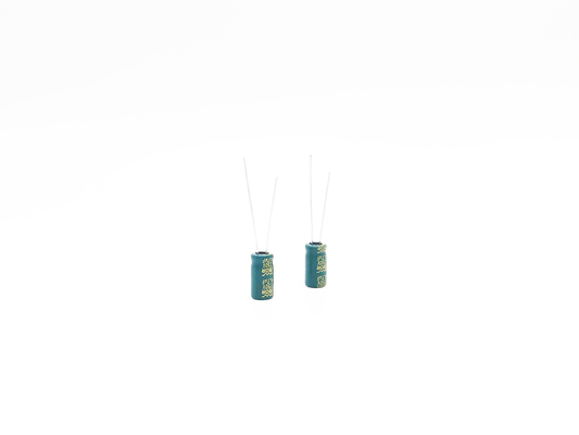 Silinder 4.7UF 250V Al Kapasitor Elektrolit 8x9MM ISO9001