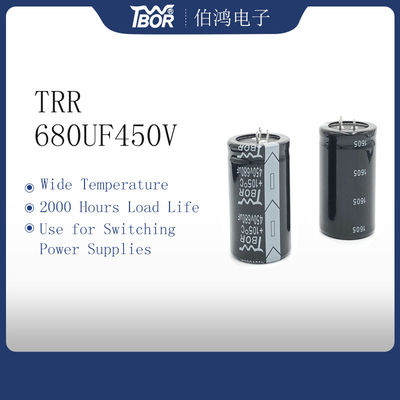680UF450V 35X60MM UPS Capacitor Temperatur Lebar Snap In Capacitor
