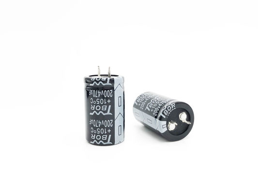 Kapasitor UPS Elektrolitik Frekuensi Tinggi 470UF200V Switching Power Supply Capacitor