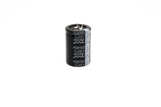 Snap Suhu Lebar Dalam Kapasitor Elektrolit 680uf 450v 35x60mm