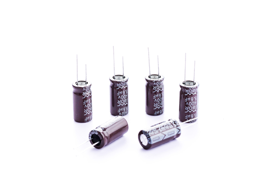 5.6uF 400v Kapasitor Elektrolit Radial 10x16mm Arus Riak Tinggi