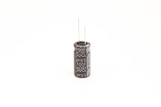 5.6uF 400v Kapasitor Elektrolit Radial 10x16mm Arus Riak Tinggi