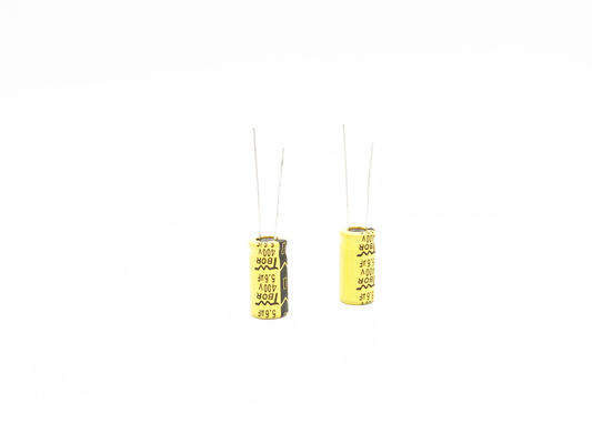 Sirkuit Suhu Tinggi Kapasitor Lampu LED 5.6UF 400V 10x20mm