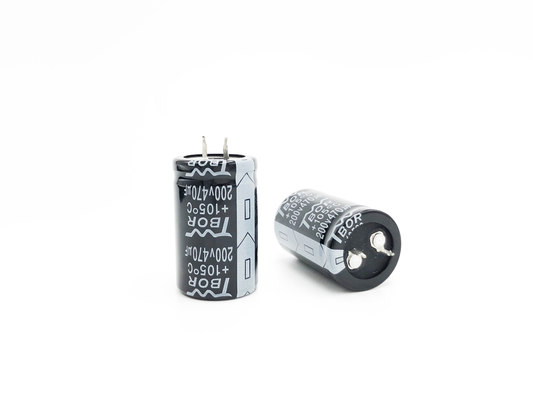 Kapasitor Elektrolitik ESR 470UF 200V RENDAH 22X40MM Bukti Ledakan