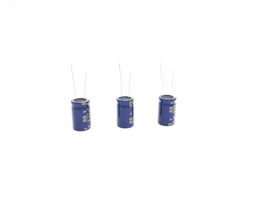 150uF 80V Aluminium Electrolytic Capacitor 10X20mm Rentang Kapasitansi Besar