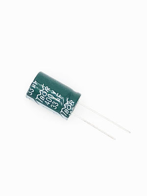 Kapasitor Inverter Aluminium 16x25mm 33UF400V Radial Lead Type Capacitor