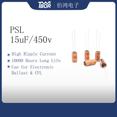 PSL 15uF450V Inverter Radial Lead Electrolytic Capacitors 13X25MM