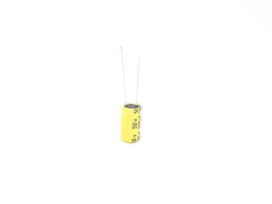 Kapasitor Elektrolit Frekuensi Tinggi ESR Rendah 330UF50V 10x16mm