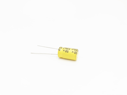 Kapasitor Elektrolit Frekuensi Tinggi ESR Rendah 330UF50V 10x16mm