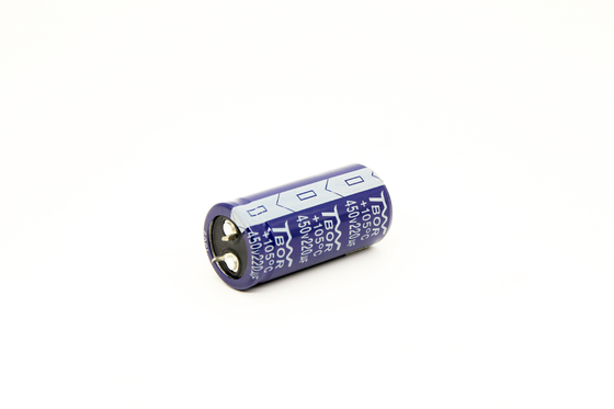 220uF450V Snap Dalam Kapasitor Elektrolit Aluminium