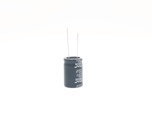 150UF250V 18x25mm Sirkuit Suhu Tinggi Kapasitor Daya Fotovoltaik