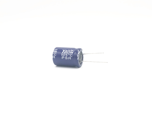 18x25mm Ridial Electrolytic Capacitor ISO9001 Power Switch Capacitor