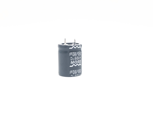 180UF450V 25x40mm Snap In Power Capacitor RoHS Suhu Lebar