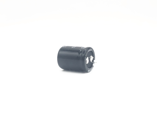 180UF450V 25x40mm Snap In Power Capacitor RoHS Suhu Lebar