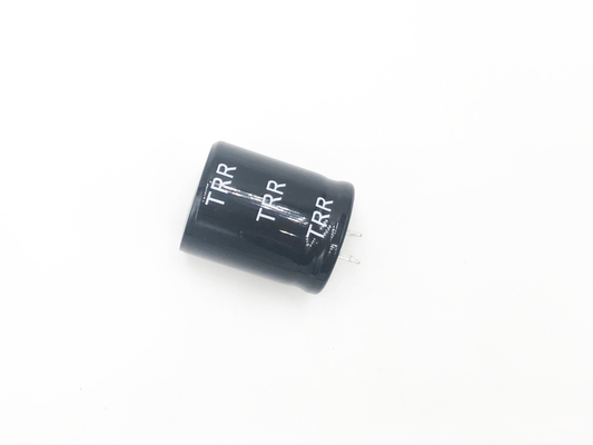 180UF450V 25x40mm Snap In Power Capacitor RoHS Suhu Lebar